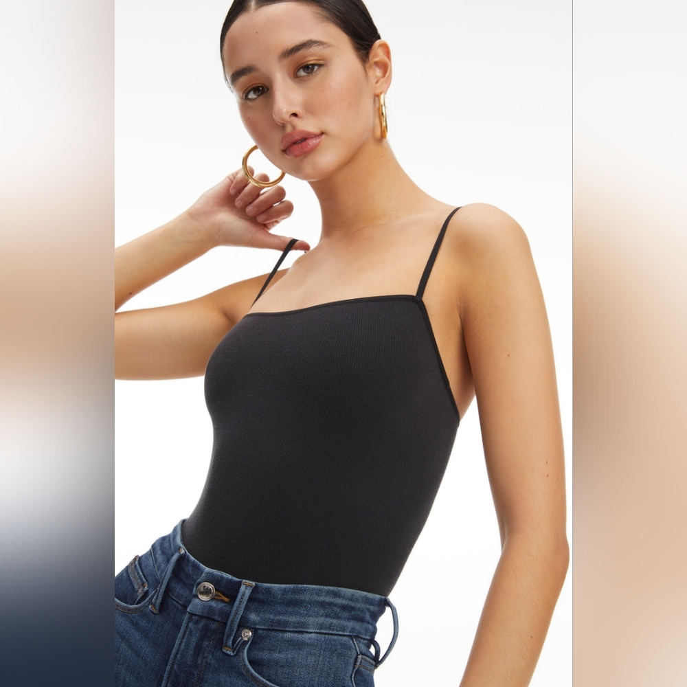 Good American Seamless Skinny Strap Bodysuit - Picture 2 of 6